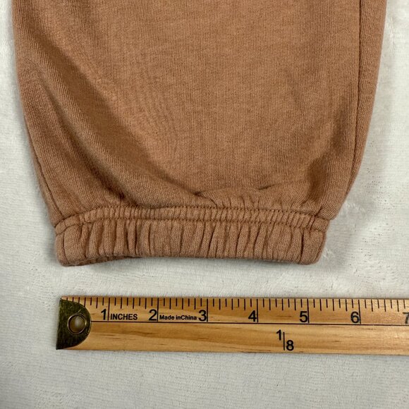 American Eagle Outfitters Jogger Women Size S Brown Mustard Sweatpants Soft - Picture 3 of 13